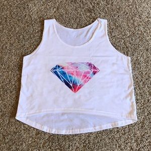 Diamond Galaxy Crop Top